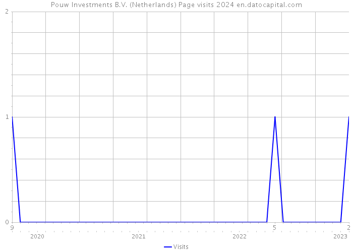 Pouw Investments B.V. (Netherlands) Page visits 2024 
