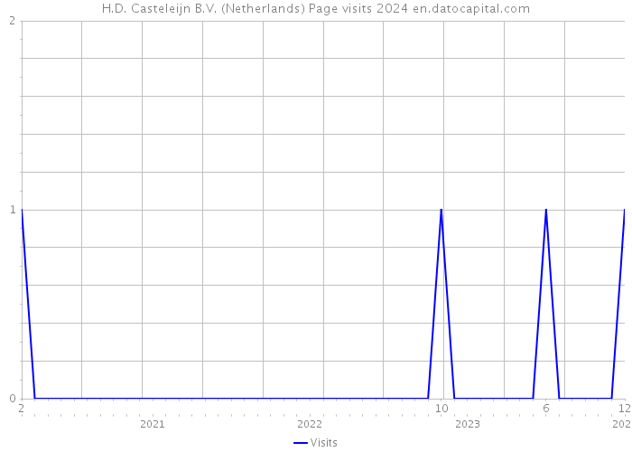 H.D. Casteleijn B.V. (Netherlands) Page visits 2024 