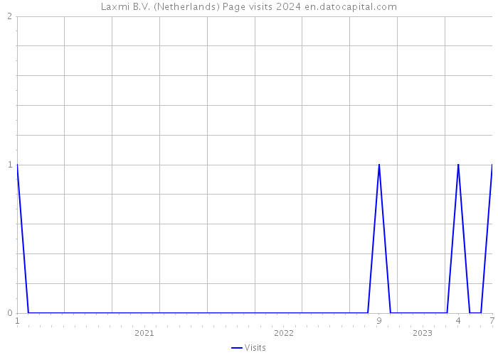 Laxmi B.V. (Netherlands) Page visits 2024 