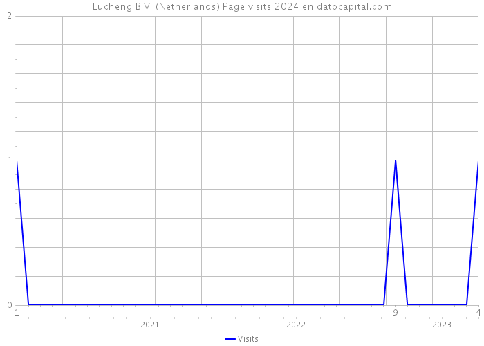 Lucheng B.V. (Netherlands) Page visits 2024 