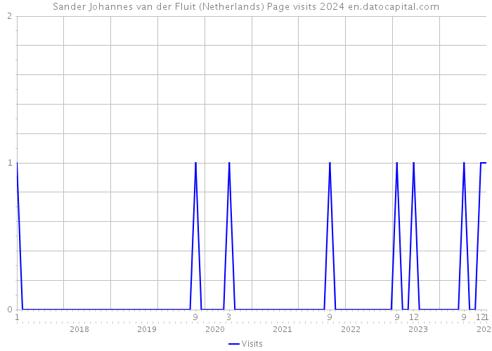 Sander Johannes van der Fluit (Netherlands) Page visits 2024 