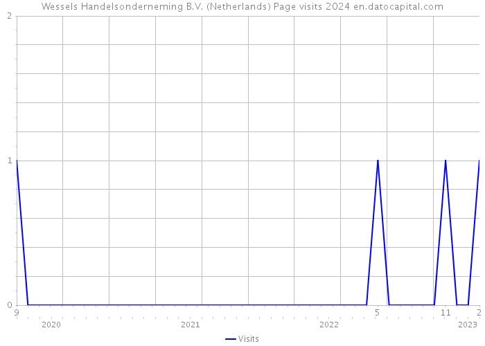 Wessels Handelsonderneming B.V. (Netherlands) Page visits 2024 