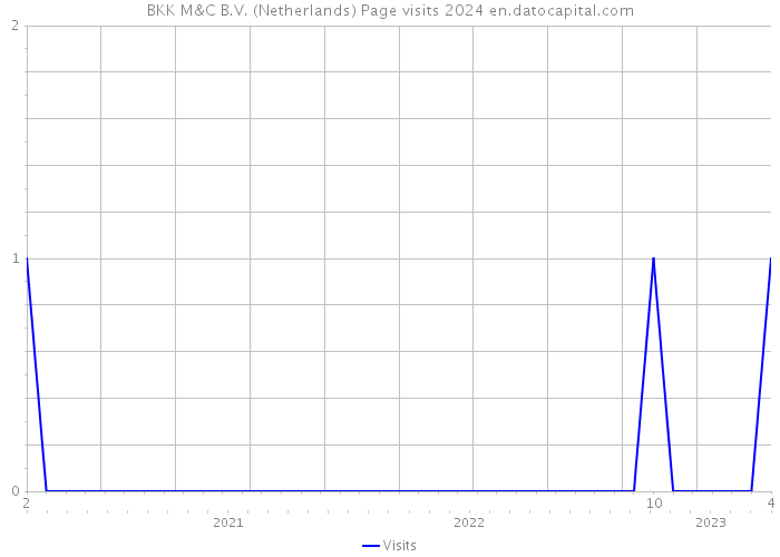 BKK M&C B.V. (Netherlands) Page visits 2024 