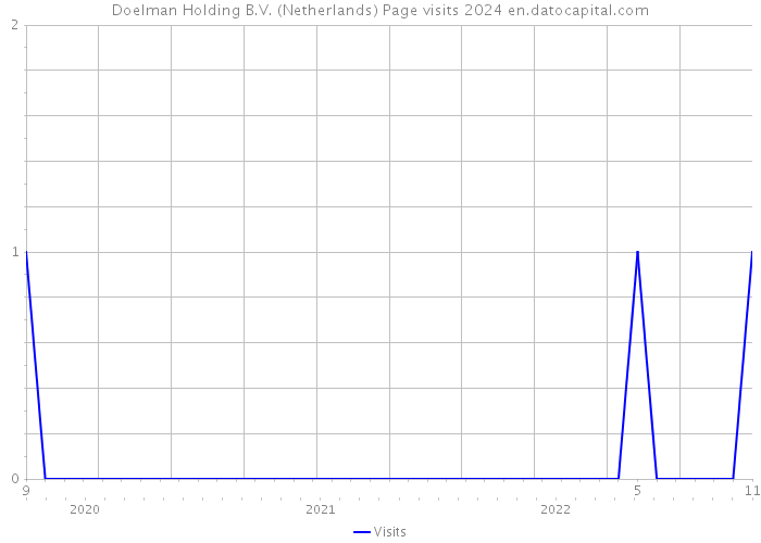 Doelman Holding B.V. (Netherlands) Page visits 2024 