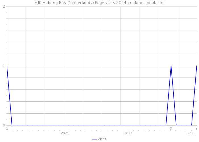 MJK Holding B.V. (Netherlands) Page visits 2024 