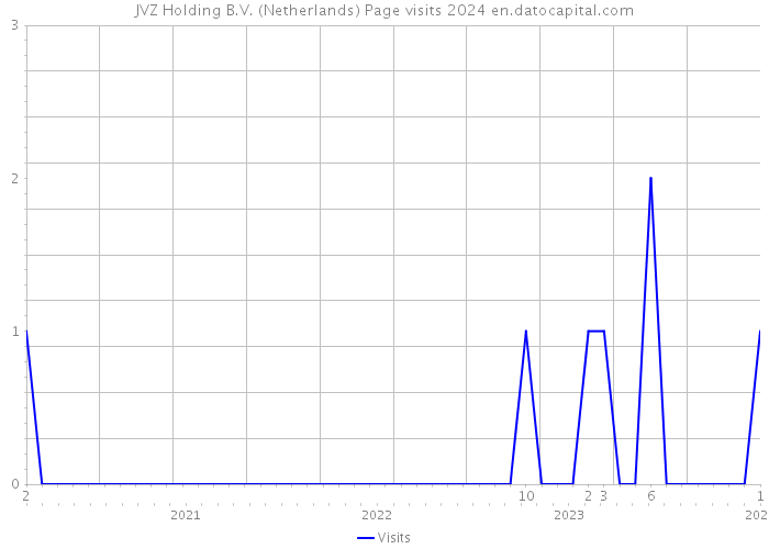 JVZ Holding B.V. (Netherlands) Page visits 2024 