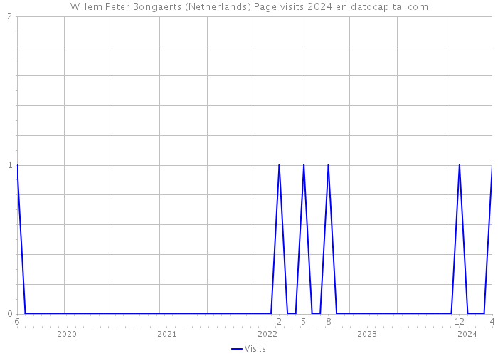 Willem Peter Bongaerts (Netherlands) Page visits 2024 