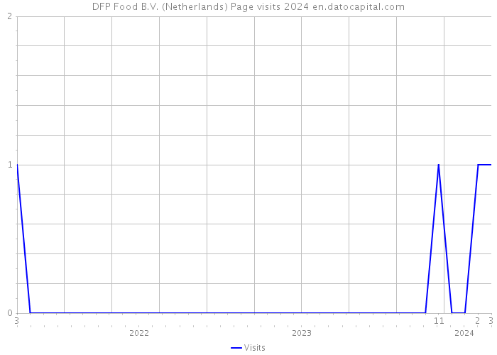 DFP Food B.V. (Netherlands) Page visits 2024 