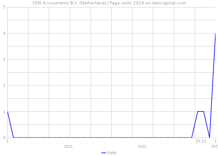 ONS Accountants B.V. (Netherlands) Page visits 2024 