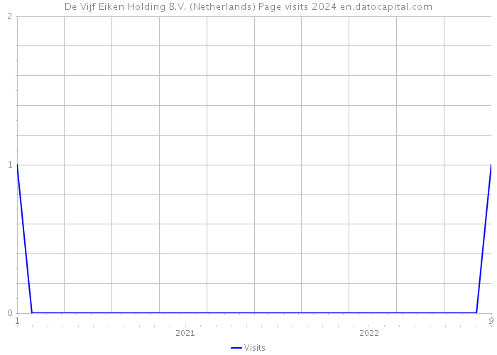 De Vijf Eiken Holding B.V. (Netherlands) Page visits 2024 