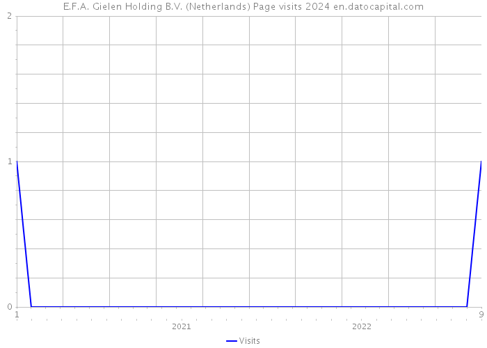 E.F.A. Gielen Holding B.V. (Netherlands) Page visits 2024 