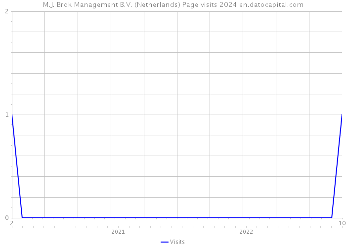 M.J. Brok Management B.V. (Netherlands) Page visits 2024 