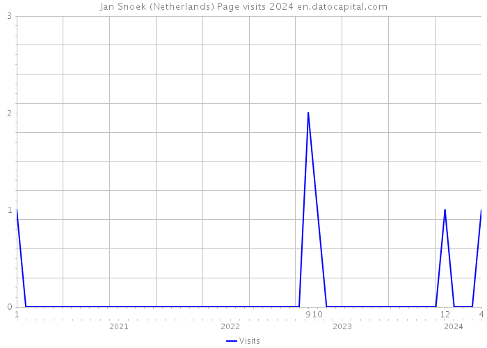 Jan Snoek (Netherlands) Page visits 2024 