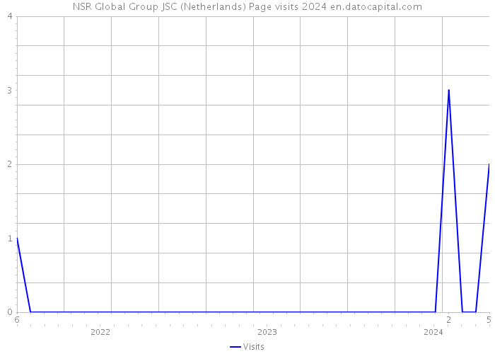 NSR Global Group JSC (Netherlands) Page visits 2024 