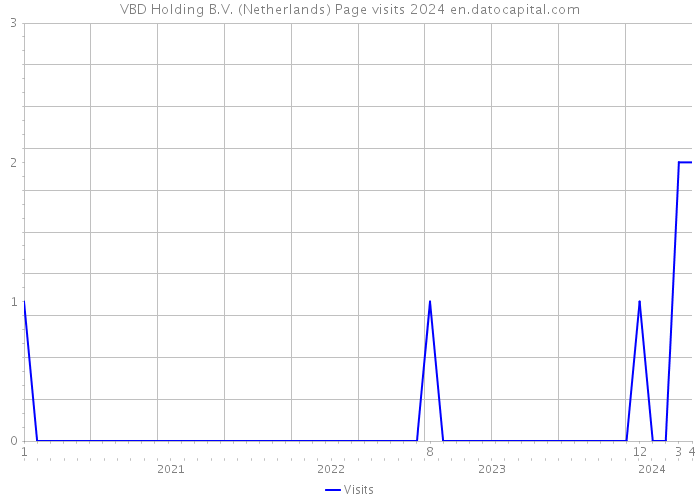 VBD Holding B.V. (Netherlands) Page visits 2024 