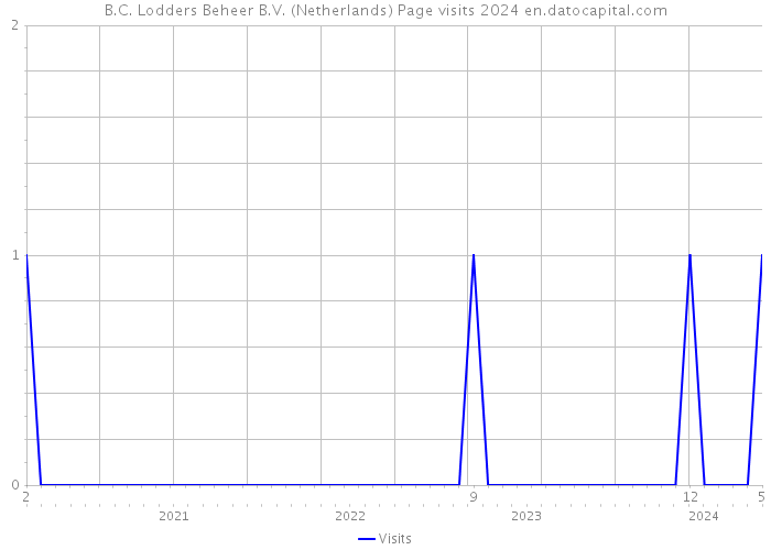 B.C. Lodders Beheer B.V. (Netherlands) Page visits 2024 