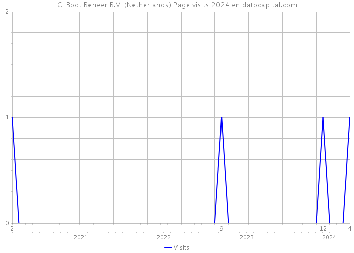 C. Boot Beheer B.V. (Netherlands) Page visits 2024 