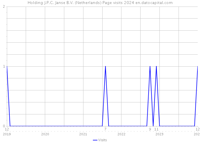 Holding J.P.C. Janse B.V. (Netherlands) Page visits 2024 