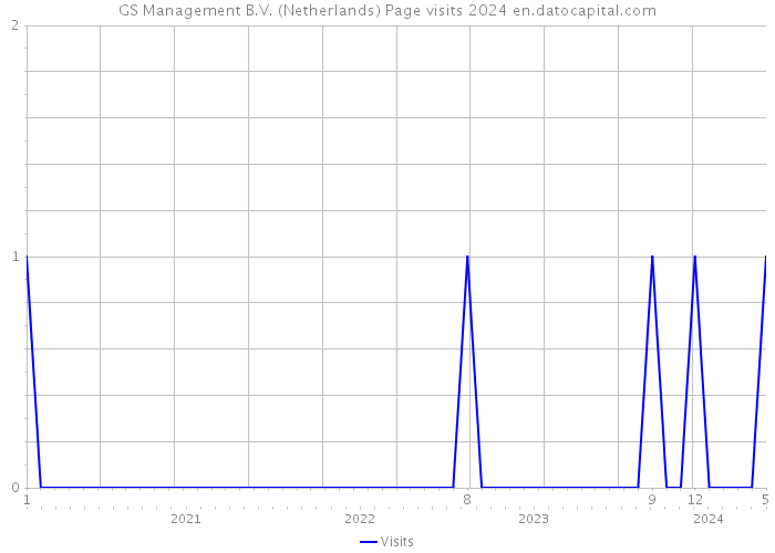 GS Management B.V. (Netherlands) Page visits 2024 