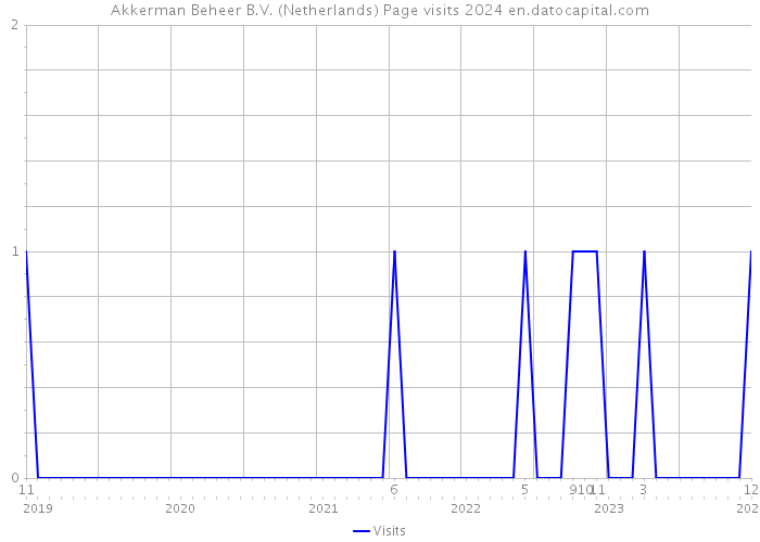 Akkerman Beheer B.V. (Netherlands) Page visits 2024 
