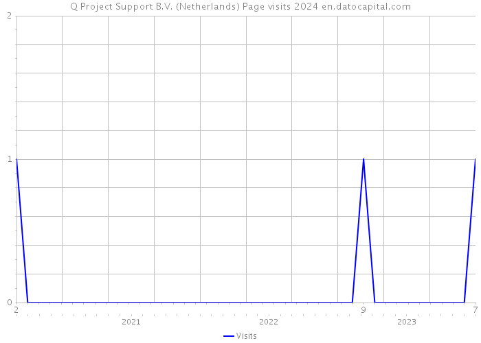 Q Project Support B.V. (Netherlands) Page visits 2024 