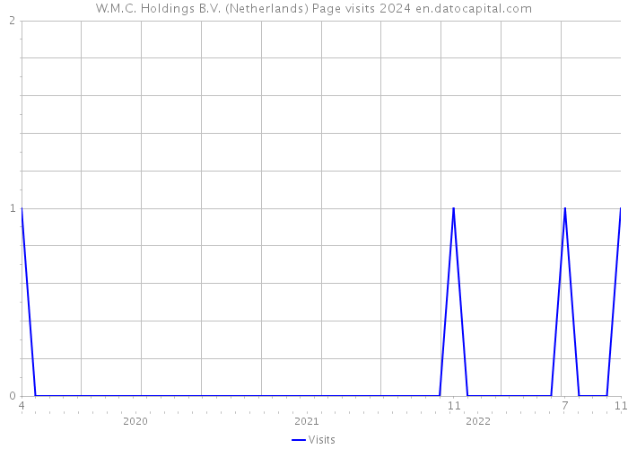 W.M.C. Holdings B.V. (Netherlands) Page visits 2024 