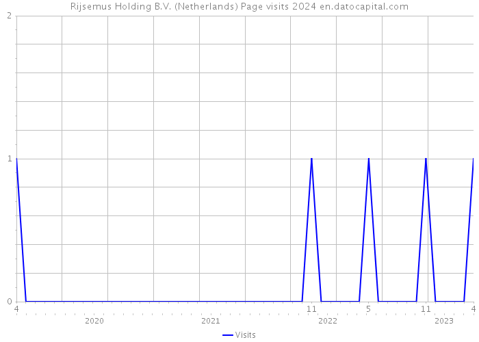 Rijsemus Holding B.V. (Netherlands) Page visits 2024 