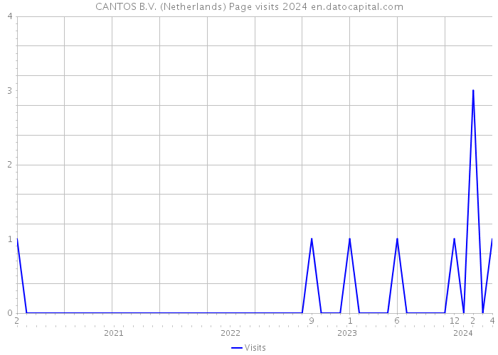 CANTOS B.V. (Netherlands) Page visits 2024 