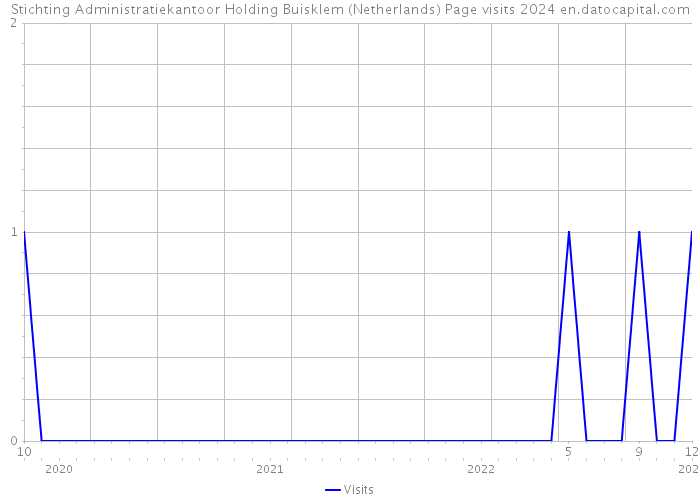 Stichting Administratiekantoor Holding Buisklem (Netherlands) Page visits 2024 