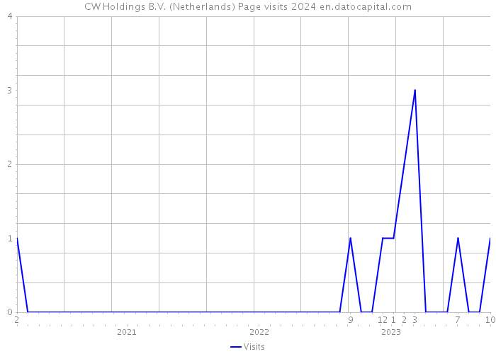 CW Holdings B.V. (Netherlands) Page visits 2024 