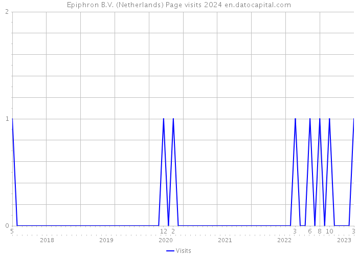 Epiphron B.V. (Netherlands) Page visits 2024 