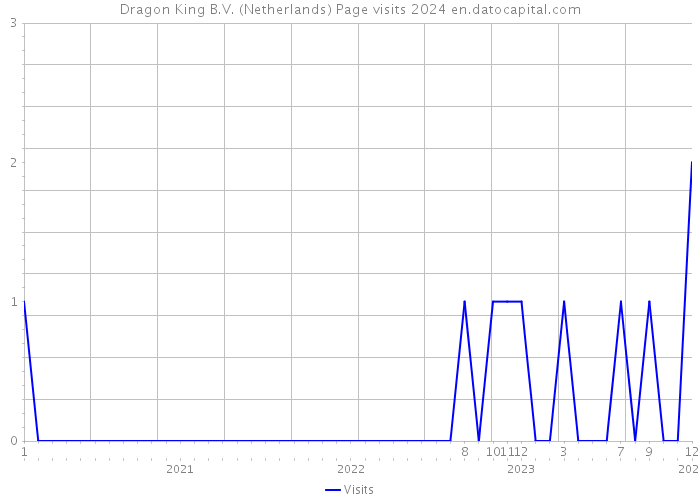 Dragon King B.V. (Netherlands) Page visits 2024 