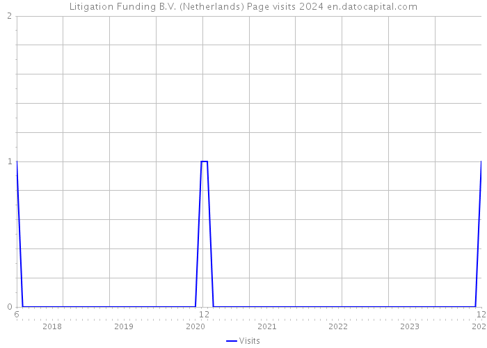 Litigation Funding B.V. (Netherlands) Page visits 2024 