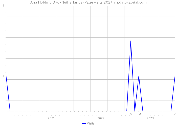 Ana Holding B.V. (Netherlands) Page visits 2024 