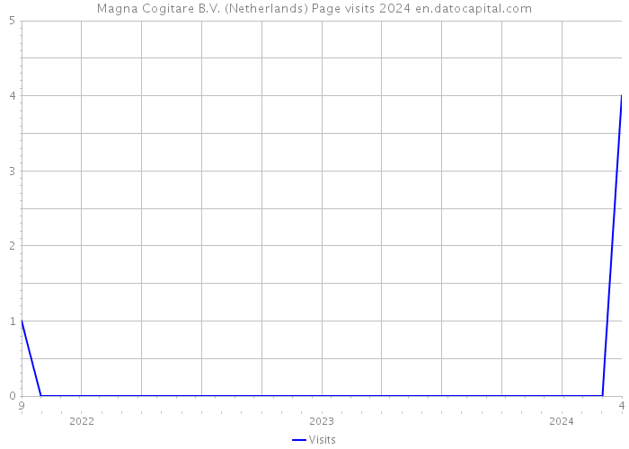 Magna Cogitare B.V. (Netherlands) Page visits 2024 