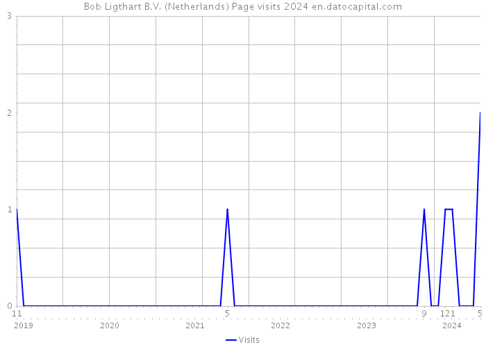 Bob Ligthart B.V. (Netherlands) Page visits 2024 