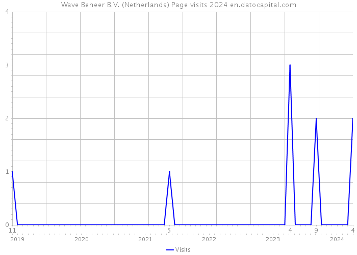 Wave Beheer B.V. (Netherlands) Page visits 2024 