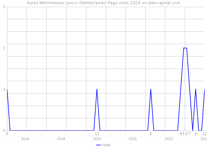 Ayres Wehrmeister Junior (Netherlands) Page visits 2024 
