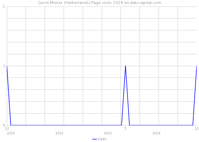 Gerrit Misker (Netherlands) Page visits 2024 