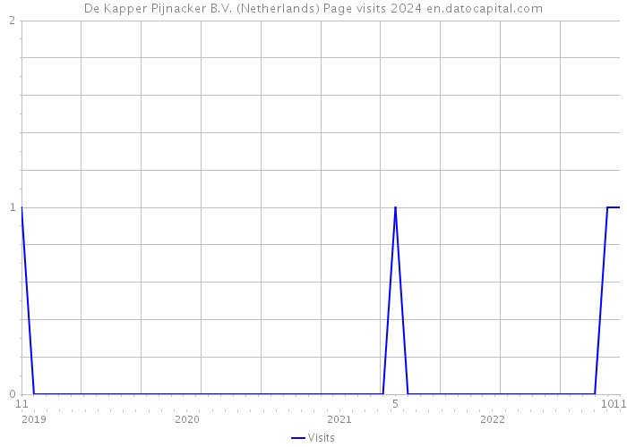De Kapper Pijnacker B.V. (Netherlands) Page visits 2024 