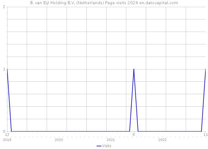 B. van Eijl Holding B.V. (Netherlands) Page visits 2024 