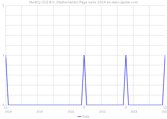 MedIQ-GGZ B.V. (Netherlands) Page visits 2024 