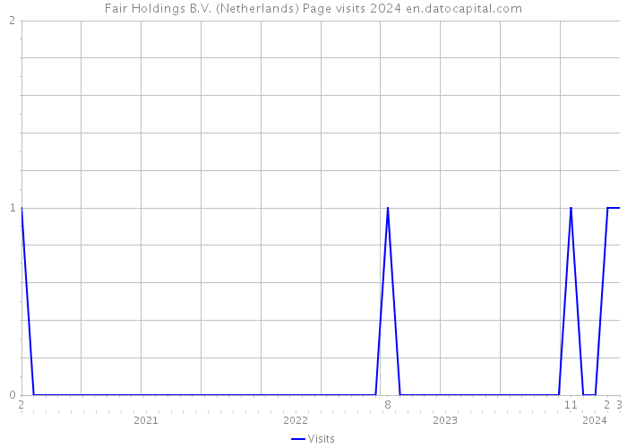 Fair Holdings B.V. (Netherlands) Page visits 2024 