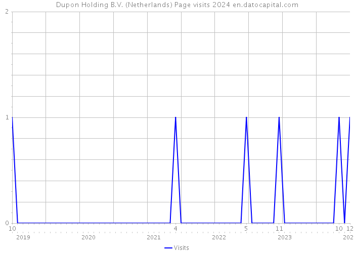 Dupon Holding B.V. (Netherlands) Page visits 2024 