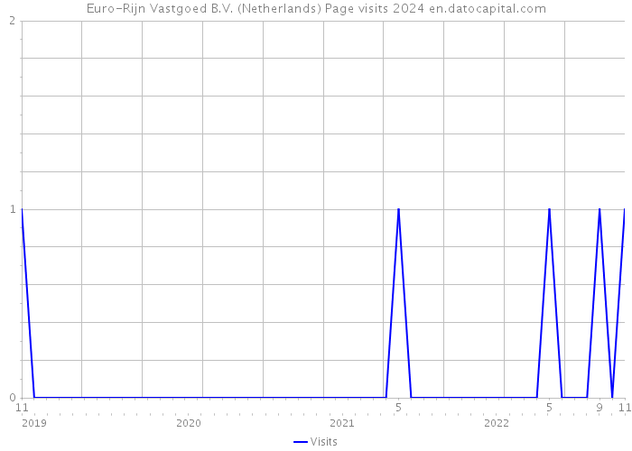 Euro-Rijn Vastgoed B.V. (Netherlands) Page visits 2024 