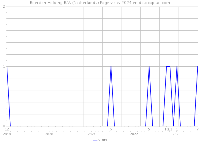 Boertien Holding B.V. (Netherlands) Page visits 2024 