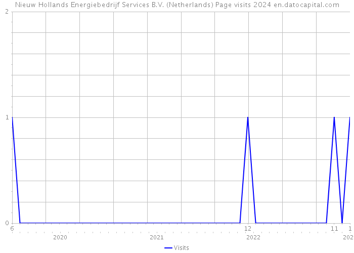 Nieuw Hollands Energiebedrijf Services B.V. (Netherlands) Page visits 2024 
