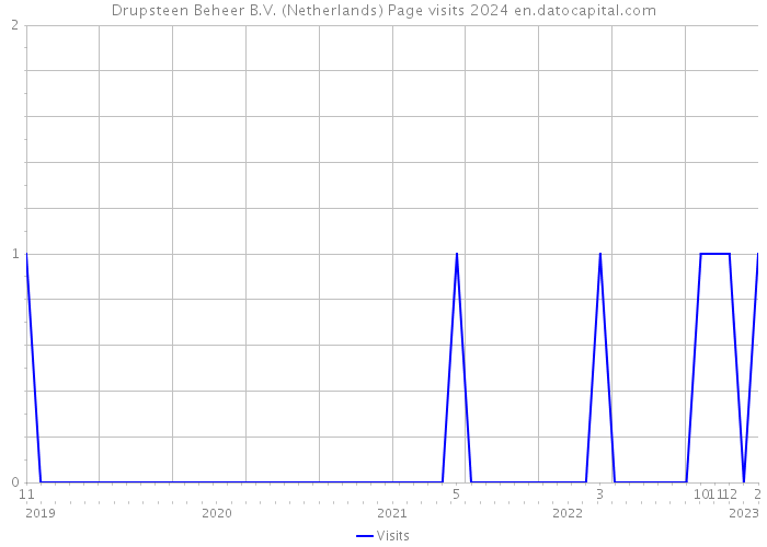 Drupsteen Beheer B.V. (Netherlands) Page visits 2024 