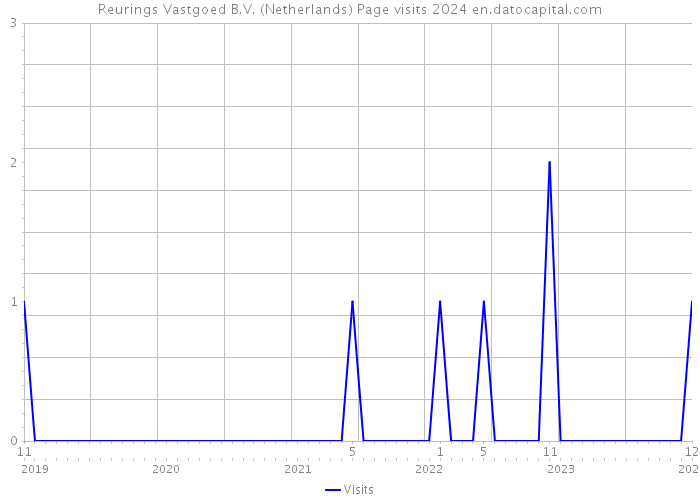 Reurings Vastgoed B.V. (Netherlands) Page visits 2024 