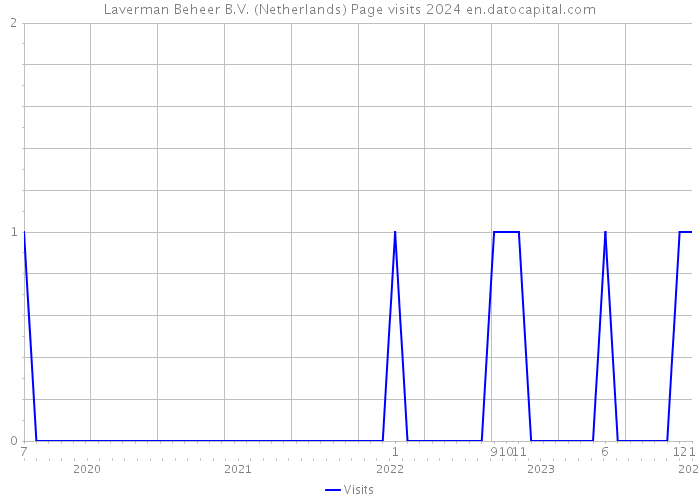 Laverman Beheer B.V. (Netherlands) Page visits 2024 